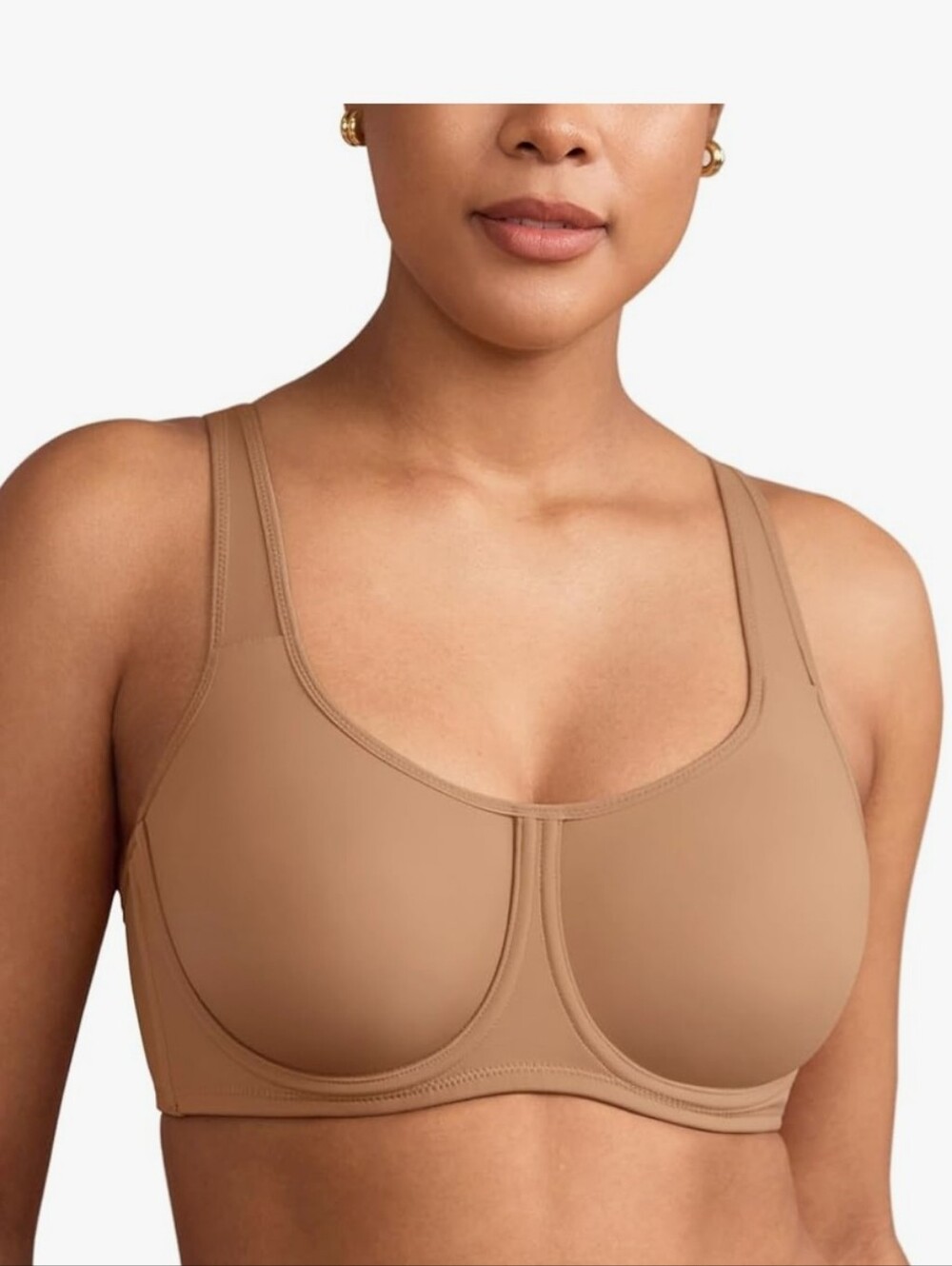 Full Coverage Bra in Gravel Beige